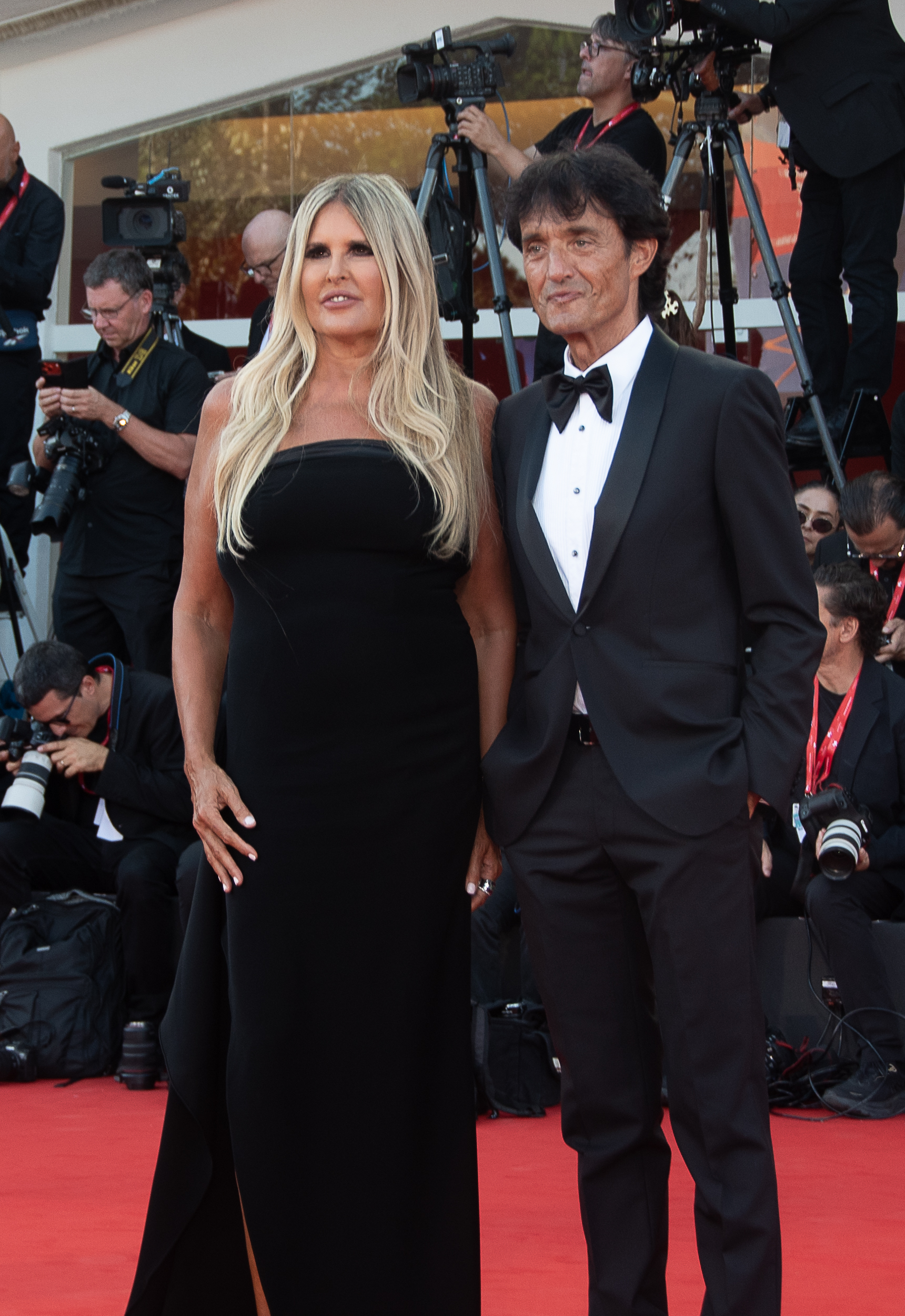 — italie venise cinema 83rd mostra del cinema 02 09 2026 opening red carpet tiziana rocca and giulio base